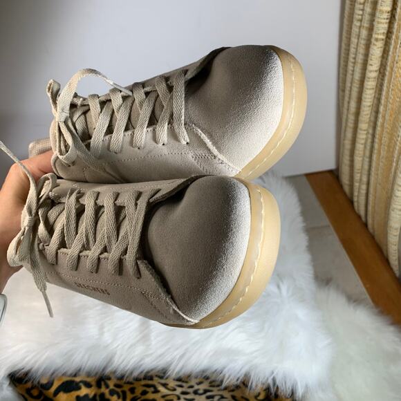 Skecher Street Leather Sneaker Size 11 Color Light Tan - Picture 10 of 13